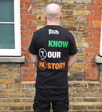 Load image into Gallery viewer, More Blacks More Dogs More Irish Tee in Irish Colours GREEN, WHITE AND ORANGE